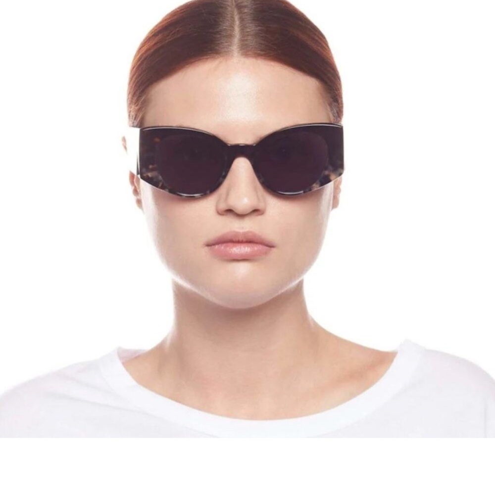 Le Specs Masquerade Black Granite Sunglasses Le Specs Luxe